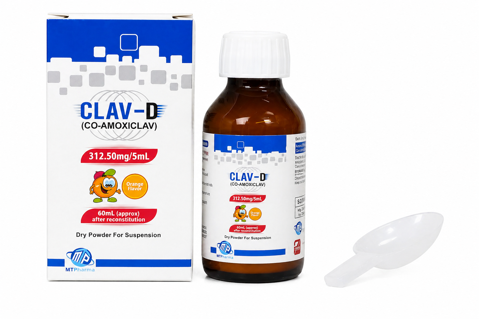 Clav D co amoxiclav suspension 312.5mg 5ml by Amros Pharmaceuticals Pakistan