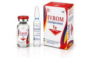 IVROM cefpirome 1g injection by Amros Pharmaceuticals antibiotic injection