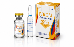 IVROM cefpirome 500mg injection by Amros Pharmaceuticals antibiotic injection
