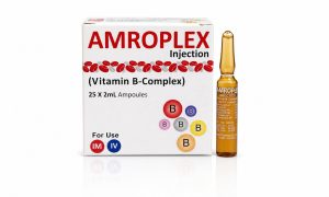 Amroplex vitamin B complex injection 2ml ampoules IM IV Pakistan