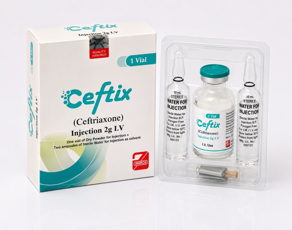 Ceftix Injection 2g I.V